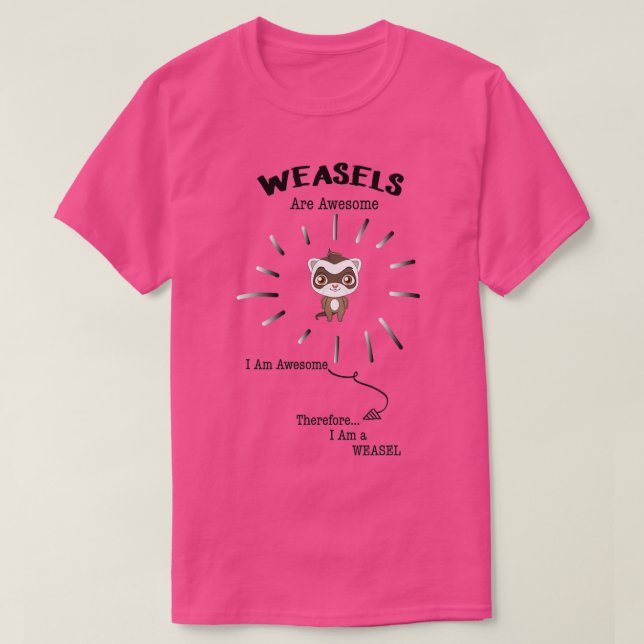 Phantastisch Weasel Lover Geschenk Essential TShir T-Shirt (Design vorne)