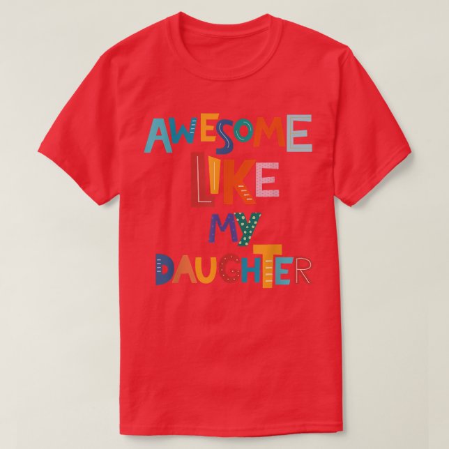 Phantastisch wie der Vater meiner Tochter Funny Va T-Shirt (Design vorne)
