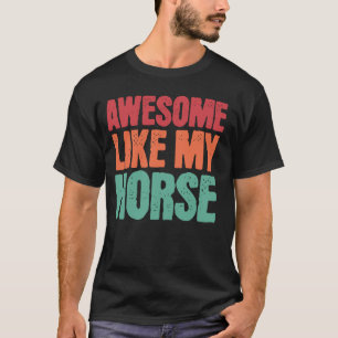 Phantastisch wie mein Pferdeschwanzpferd Lover Bes T-Shirt