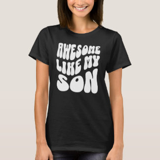 Phantastisch wie meine Söhne Wavy Retro Männer Vat T-Shirt