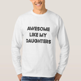 Phantastisch wie meine Töchter Funny Vathons Day V T-Shirt