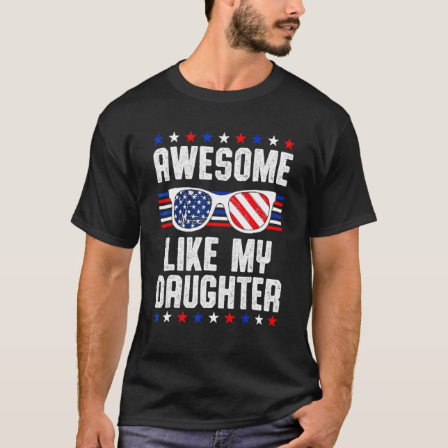 Phantastisch wie meine Tochter Sonnenbrille vom 4. T-Shirt (Vorderseite)