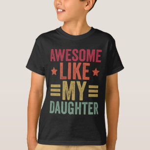 Phantastisch wie meine Tochter spendet Männer Funn T-Shirt