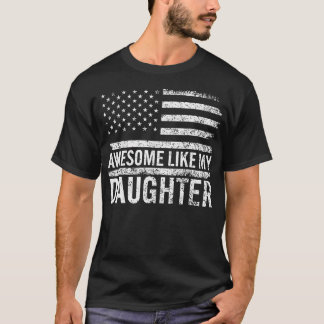 Phantastisch wie meine Tochter spendet Männer Funn T-Shirt
