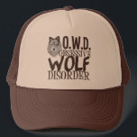 Phantastisch Wolf Truckerkappe<br><div class="desc">Eine lustige und niedliche Wolfspende mit OWD,  obsessive Wolfserkrankung und ein Bild eines schönen grauen Wolfs. Ich Liebe Wildtiere,  besonders Wölfe.</div>