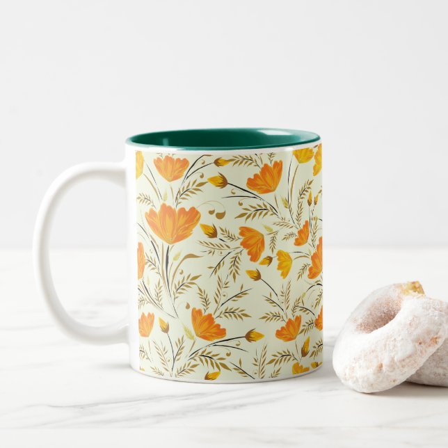 phantastisch zweifarbige tasse (Mit Donut)