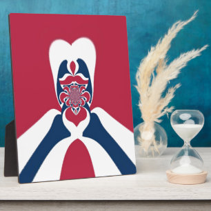 Phantastische Abstrakte E.T. Art Print Fotoplatte