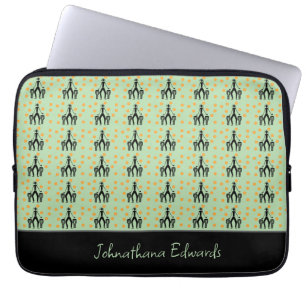 Phantastische, afrikanische Silhouette Laptopschutzhülle