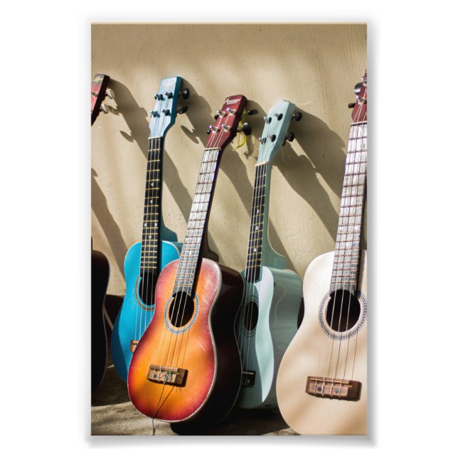 Phantastische akustische Gitarre Fotodruck (Vorne)