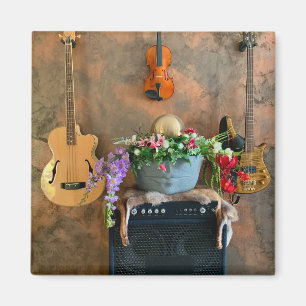 Phantastische akustische Gitarre Magnet