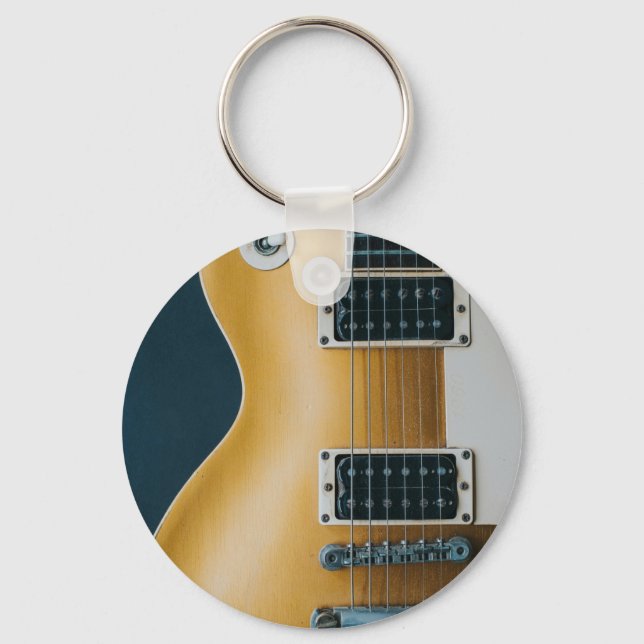 Phantastische akustische Gitarre Schlüsselanhänger (Vorderseite)