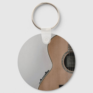 Phantastische akustische Gitarre Schlüsselanhänger