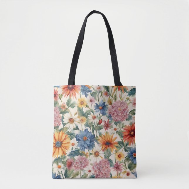 Phantastische Ausschreibung Sommergarten Blume Tasche (Vorderseite)