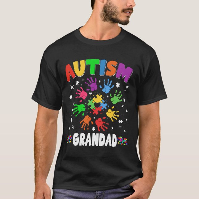 Phantastische Autismus Großvater Aufklärung Famili T-Shirt (Vorderseite)