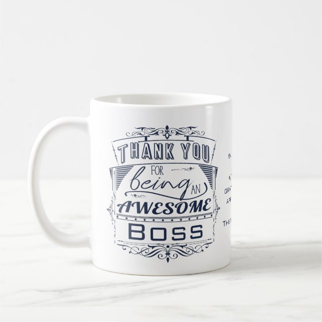 Phantastische Boss-Bewertung Kaffeetasse (Links)