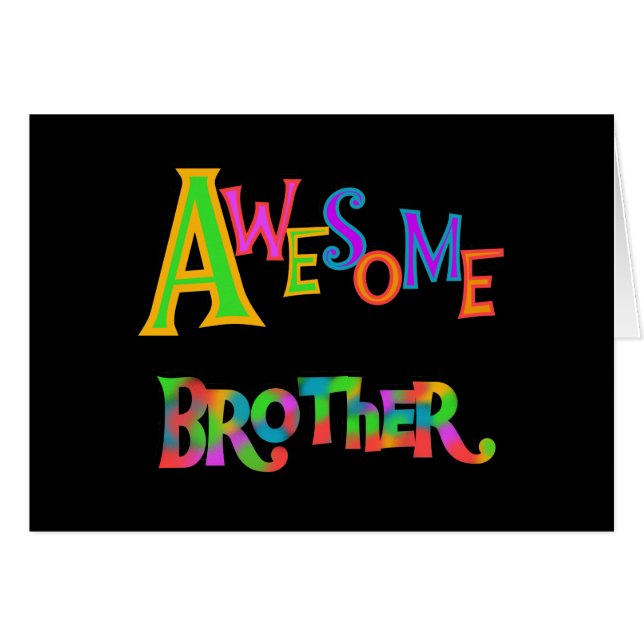 Phantastische Bruder T - Shirt und Geschenke (Vorderseite (Horizontal))