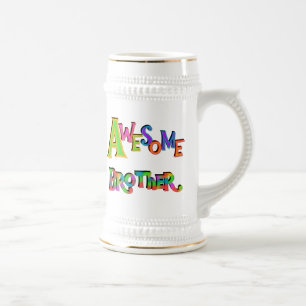 Phantastische Bruder T - Shirt und Geschenke Bierglas
