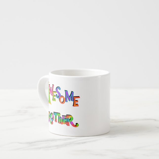 Phantastische Bruder T - Shirt und Geschenke Espressotasse (Vorderseite Links)