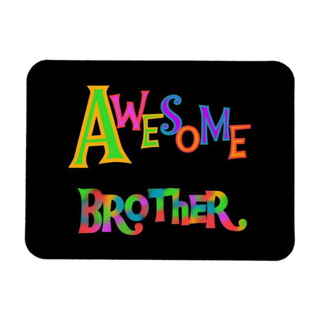 Phantastische Bruder T - Shirt und Geschenke Magnet (Horizontal)