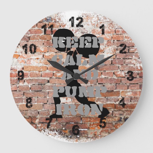 PHANTASTISCHE BRUNGE-WALLGEWÄHRUNG GROßE WANDUHR (Vorderseite)
