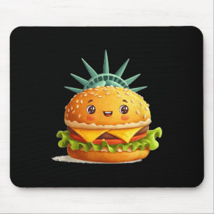 Phantastische Burger-Freiheitskostüme für US-ameri Mousepad