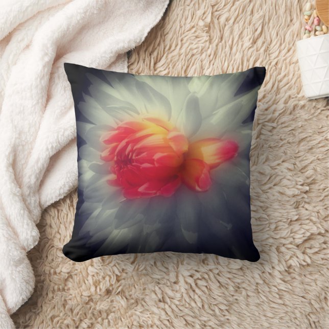Phantastische Dahlia-Blume Kissen (Decke)