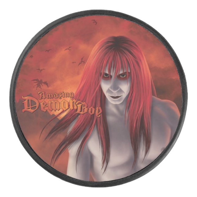 Phantastische Dämonendämmerung Eishockey Puck (Vorderseite)