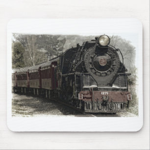 Phantastische Dampflokomotive Mousepad