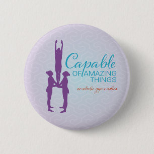 Phantastische Dinge - Acrobatic Gymnastics Button