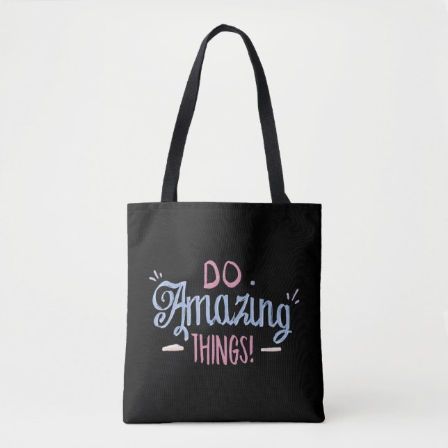 Phantastische Dinge tun Tasche (Vorderseite)