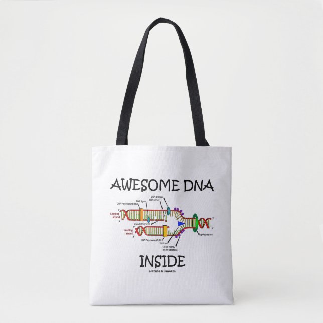 Phantastische DNA im Spaß Molekularbiologie Tasche (Vorderseite)