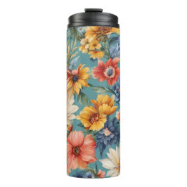 Phantastische elegante sanfte Sommer-Blume Thermosbecher