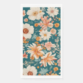 Phantastische empfindliche Blume Serviette