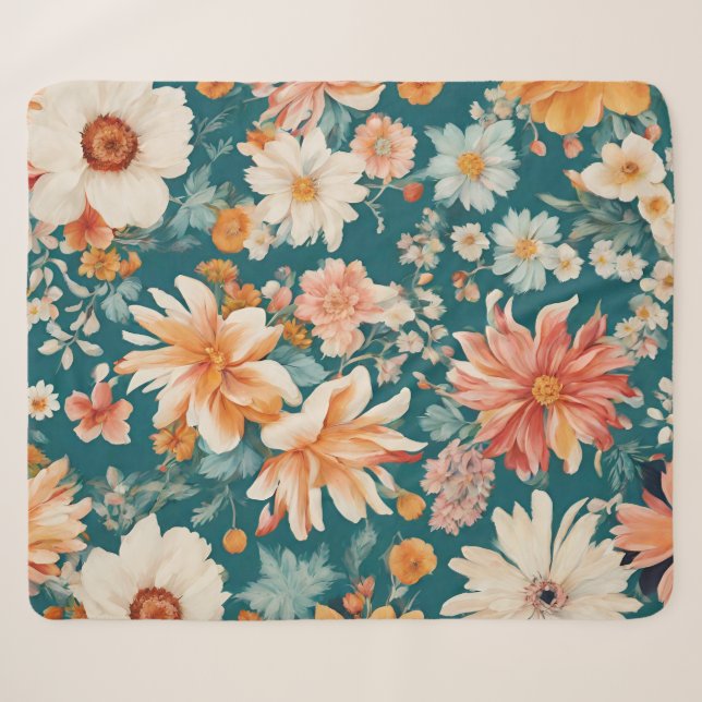 Phantastische empfindliche Blume Sherpadecke (Vorderseite (Horizontal))