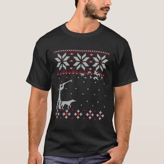 Phantastische Ente Hunter Deer Jagd hässlich T-Shirt (Vorderseite)