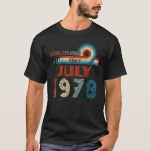 Phantastische Epische Legende Seit Juli 1978 44. G T-Shirt