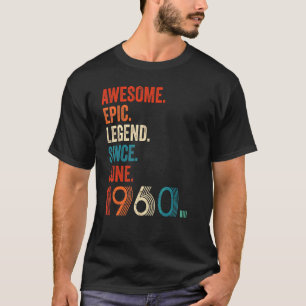 Phantastische Epische Legende Seit Juni 1960 62. G T-Shirt