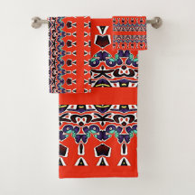 Phantastische Farben in Südafrika Traditionelle Fa