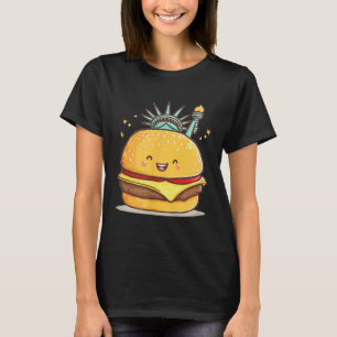 Phantastische Freiheitsstatue Burger-Kostüm für Ju T-Shirt