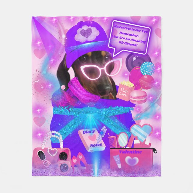 Phantastische Freundin Fleece Blanket (Vorderseite)