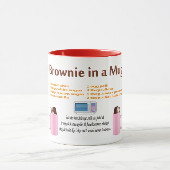 Phantastische Fudge Brownie Funny Recipe Tasse (Zentrum)