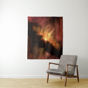 PHANTASTISCHE GALAXIE MIT HELLEN STERNEN WANDTEPPICH