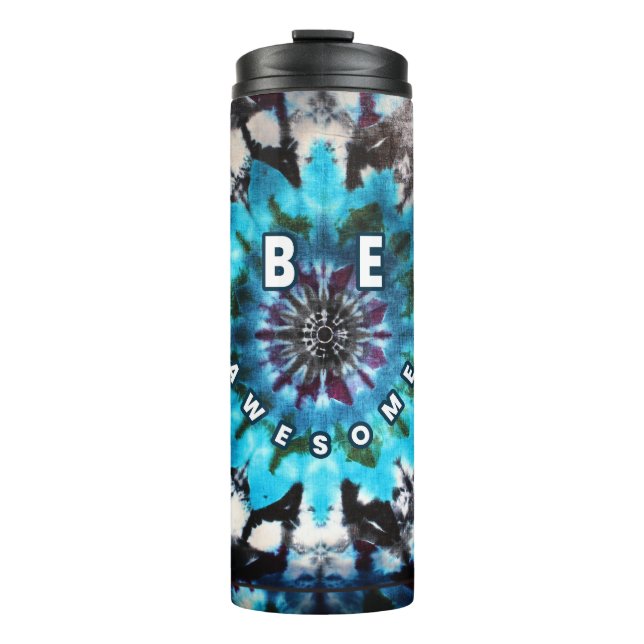 Phantastische Gefärbte Krawatte Thermosbecher (Vorderseite)