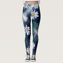 Phantastische gelbe Blumen Leggings