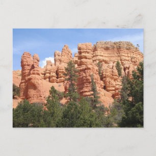 Phantastische geologische Formationen am Roten Can Postkarte