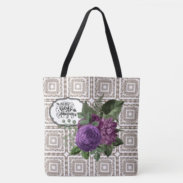 Phantastische geometrische Tasche (Vorderseite)
