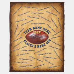 Phantastische Geschenke für Senior Football Playe Fleecedecke