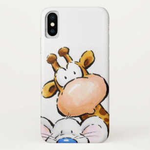 Phantastische Giraffe und Niedliche Maus Case-Mate iPhone Hülle