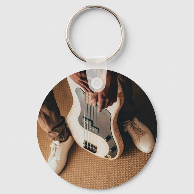 Phantastische Gitarre Schlüsselanhänger (Vorderseite)