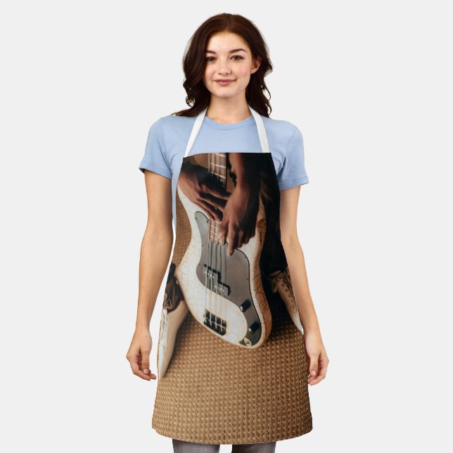 Phantastische Gitarre Schürze (Getragen)